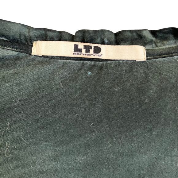 Fornarina LTD Vtg Y2K Tie-dye Scoop Neck Top Blouse Lace-up Shoulders Sequinned - Picture 10 of 16